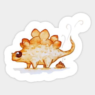 Cute smelly dinosaur Sticker